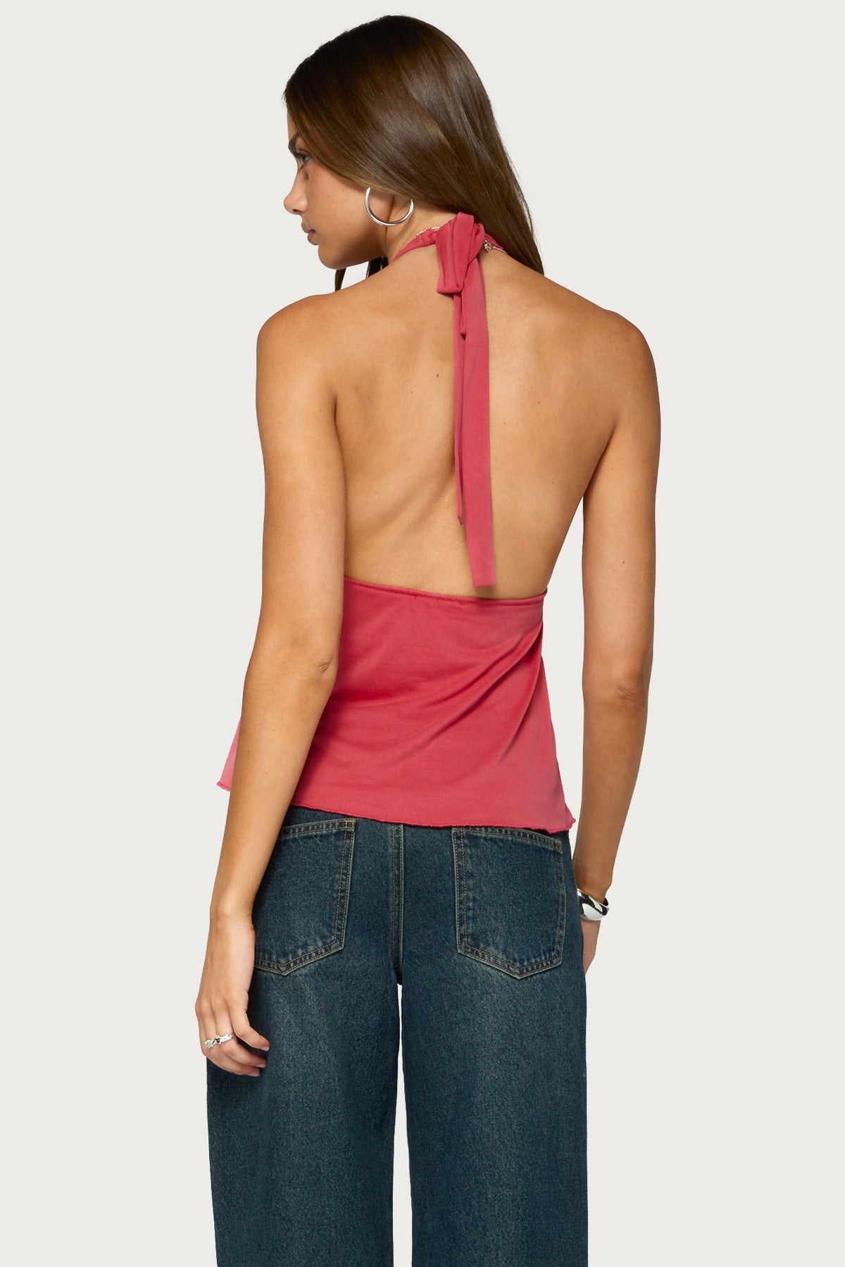 Kinsleigh Asymmetric Babydoll Top