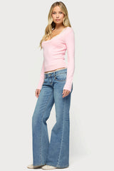Siannah Scoop Neck Knit Sweater