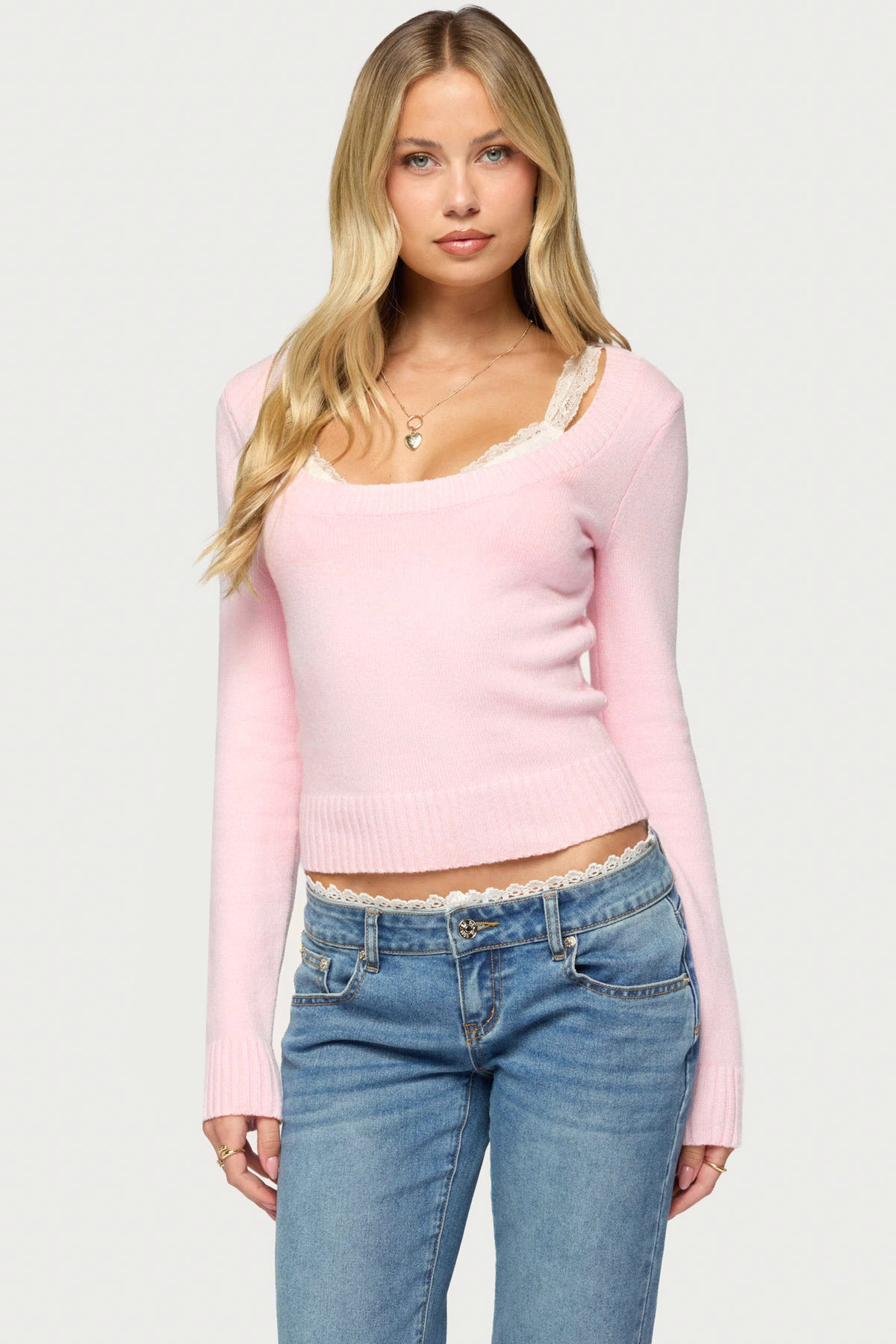 Siannah Scoop Neck Knit Sweater