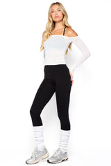 Gemima Sheer Off Shoulder Top