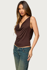 Peleg Butterfly Cowl Neck Top