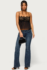 Emmalynn Chiffon Babydoll Top