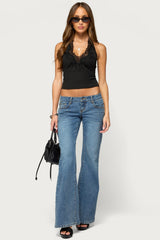 Doreen Lacey Halter Top