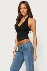 Doreen Lacey Halter Top
