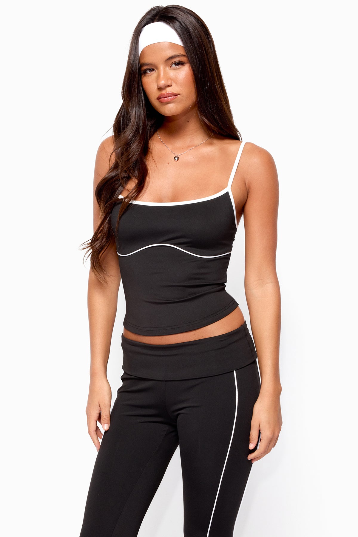 Halleigh Contrast Tank Top