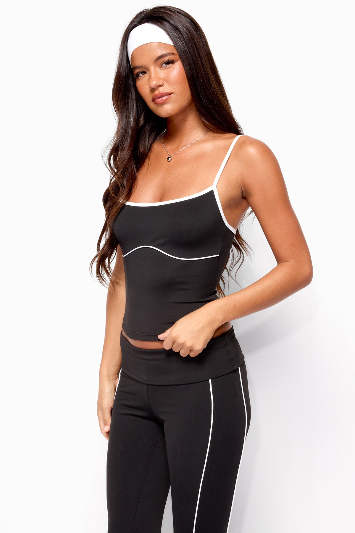 Halleigh Contrast Tank Top