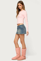 Edikted Princess Long Sleeve Top