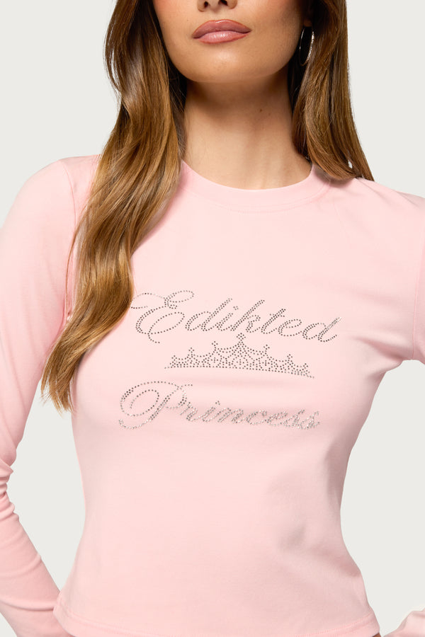 Edikted Princess Long Sleeve Top view 2