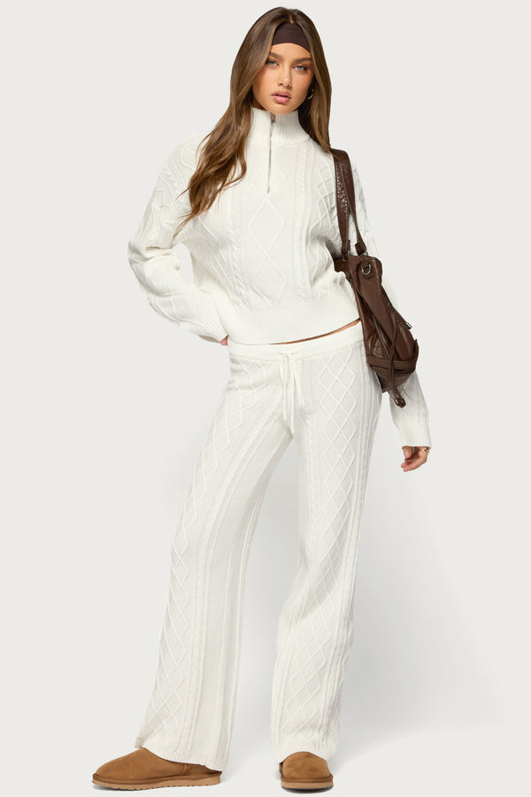 Fika Cable Knit Pants view 1