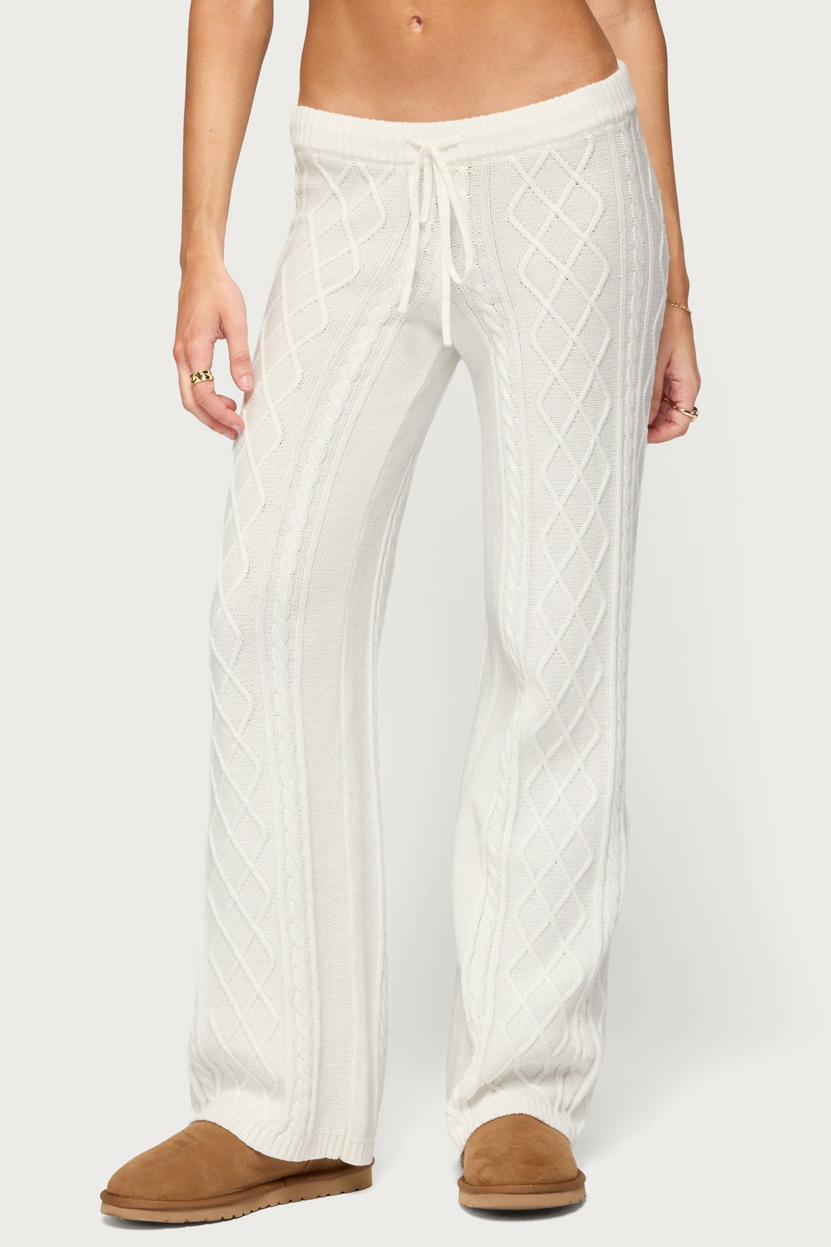 Fika Cable Knit Pants