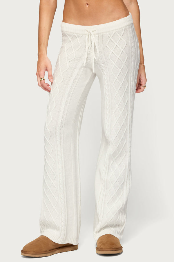 Fika Cable Knit Pants view 2