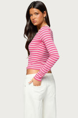 Michela Lacey Striped Top