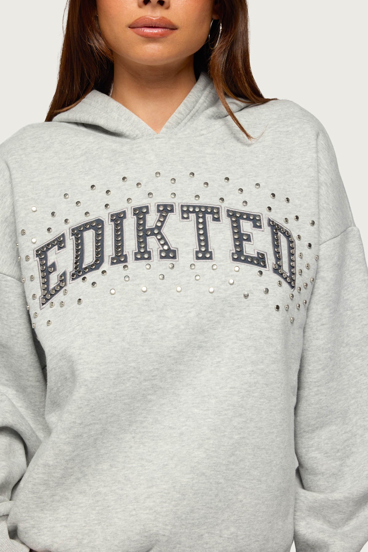 Edikted Obsession Studded Hoodie