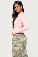 Busy At Edikted Long Sleeve Top