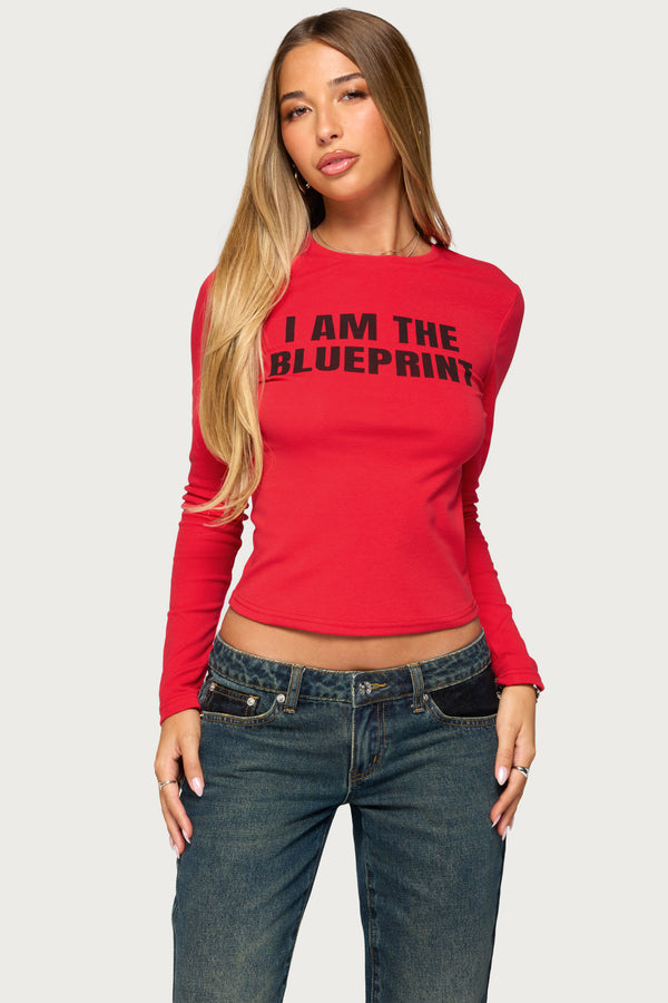 The Blueprint Long Sleeve Top view 1