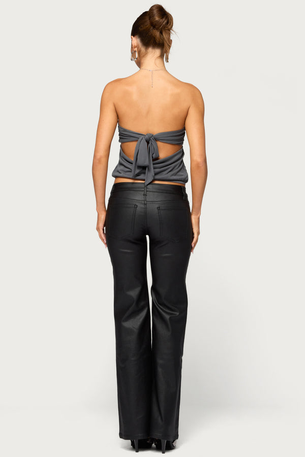 Cordie Strapless Sequin Top view 2