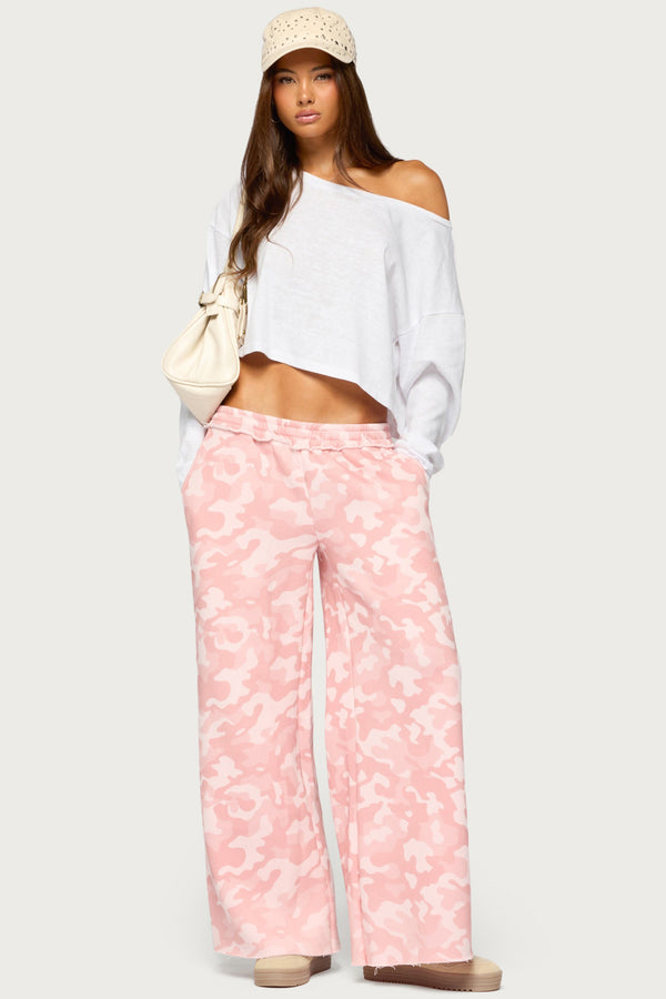 Peala Off Shoulder Long Sleeve T Shirt