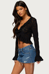Brittney Lacey Ruffle Top