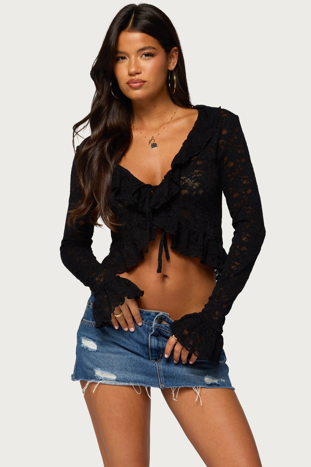 Brittney Lacey Ruffle Top