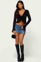 Brittney Lacey Ruffle Top