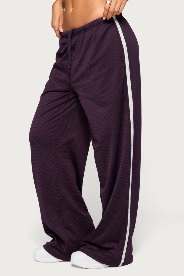 Daynah Stripey Mesh Sweatpants view 2