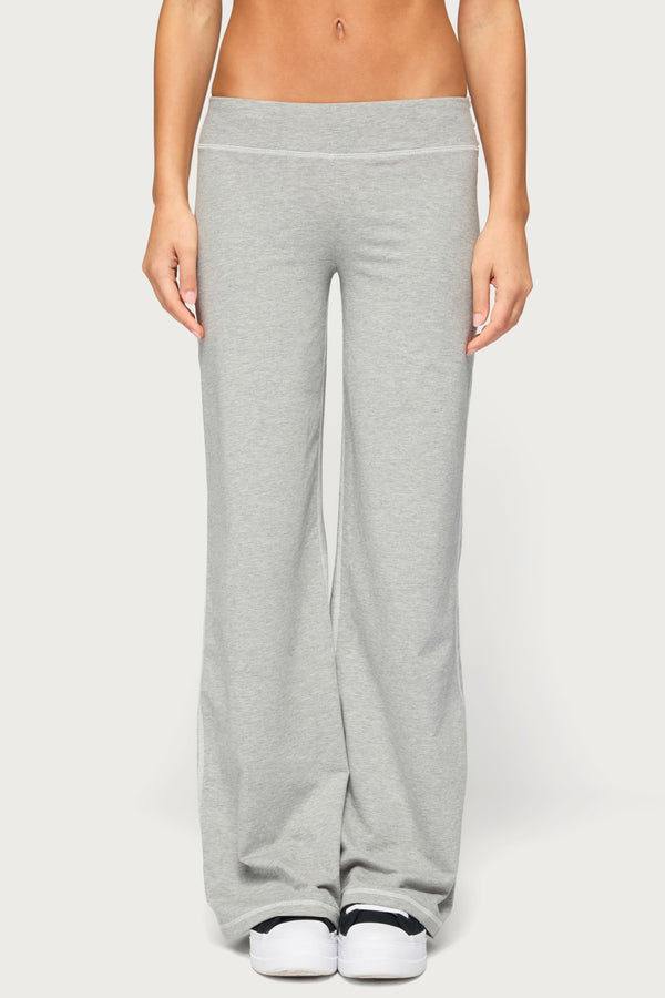Kathrin Contrast Stitched Flared Pants view 2