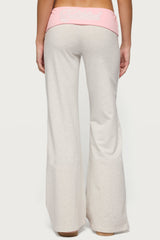 Edikted Mood Lacey Foldover Pants