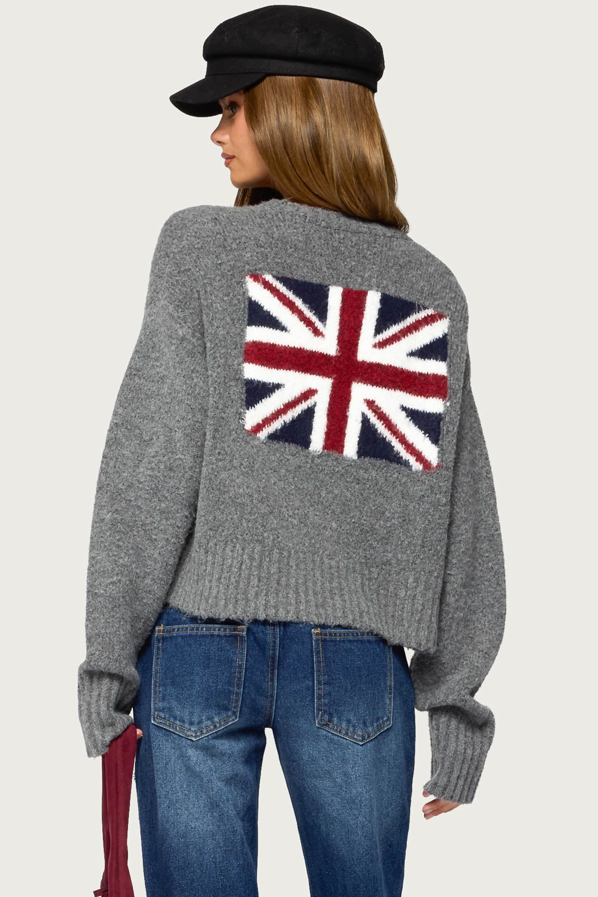 UK Obsessed Knit Cardigan