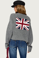UK Obsessed Knit Cardigan
