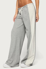 Faylinn Low Rise Side Stripe Sweatpants