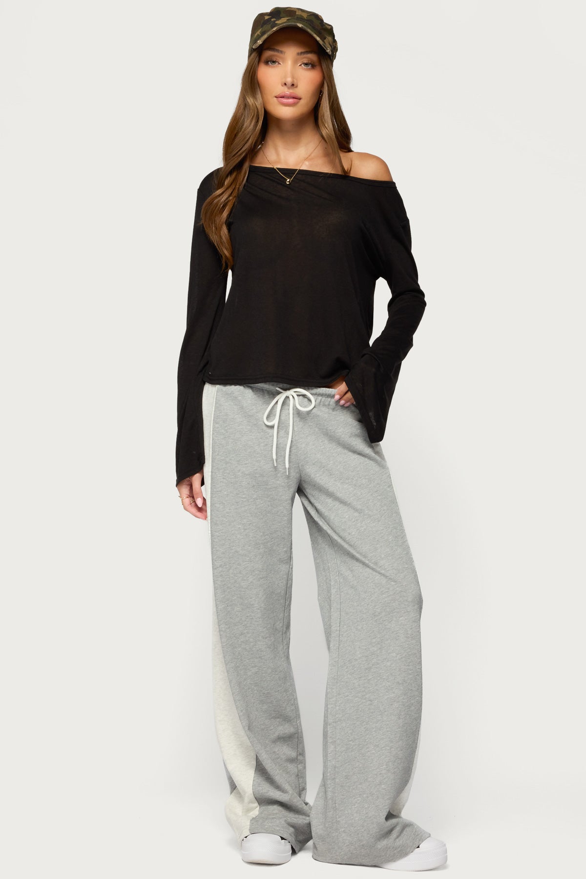 Faylinn Low Rise Side Stripe Sweatpants