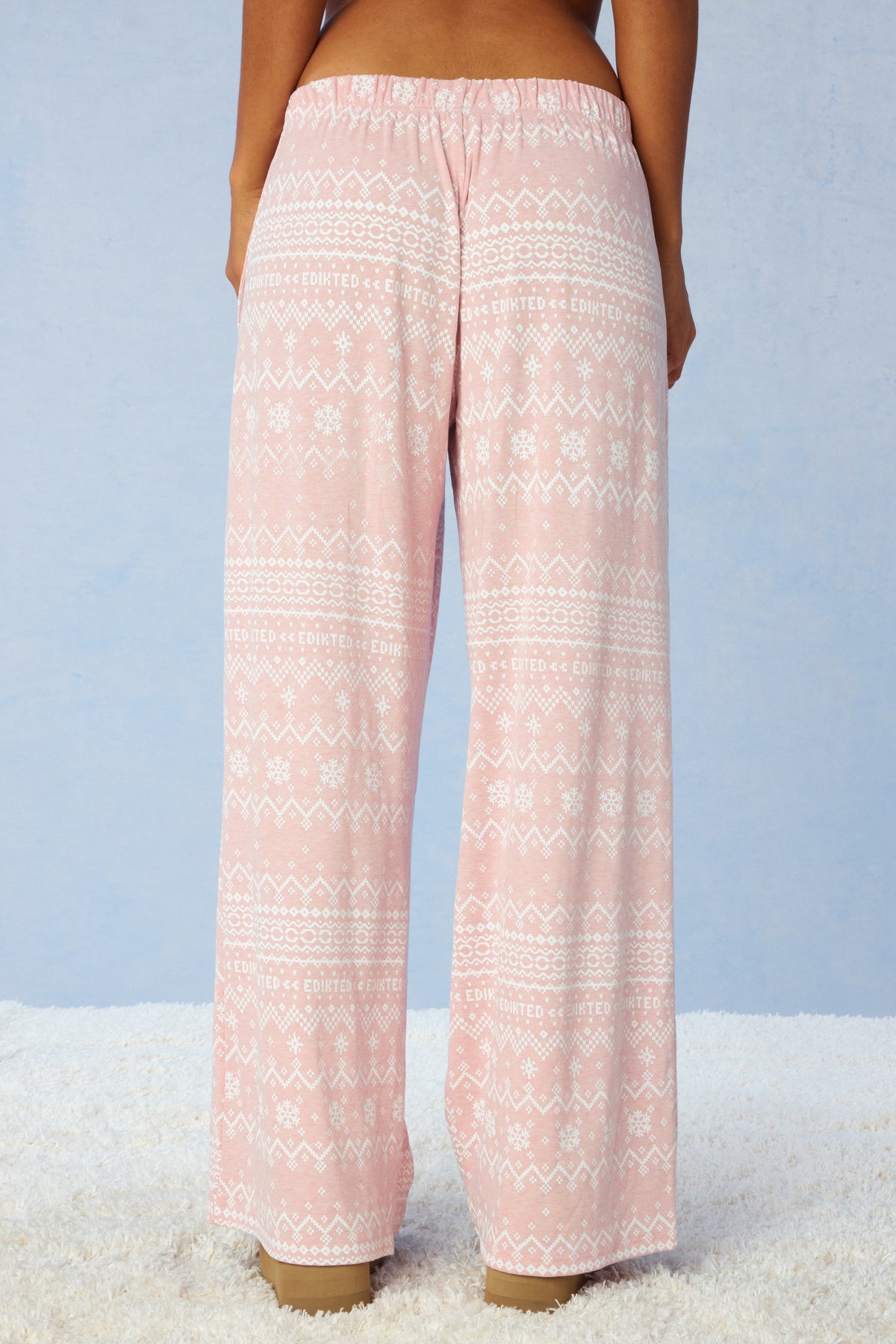 Edikted Fair Isle Pants