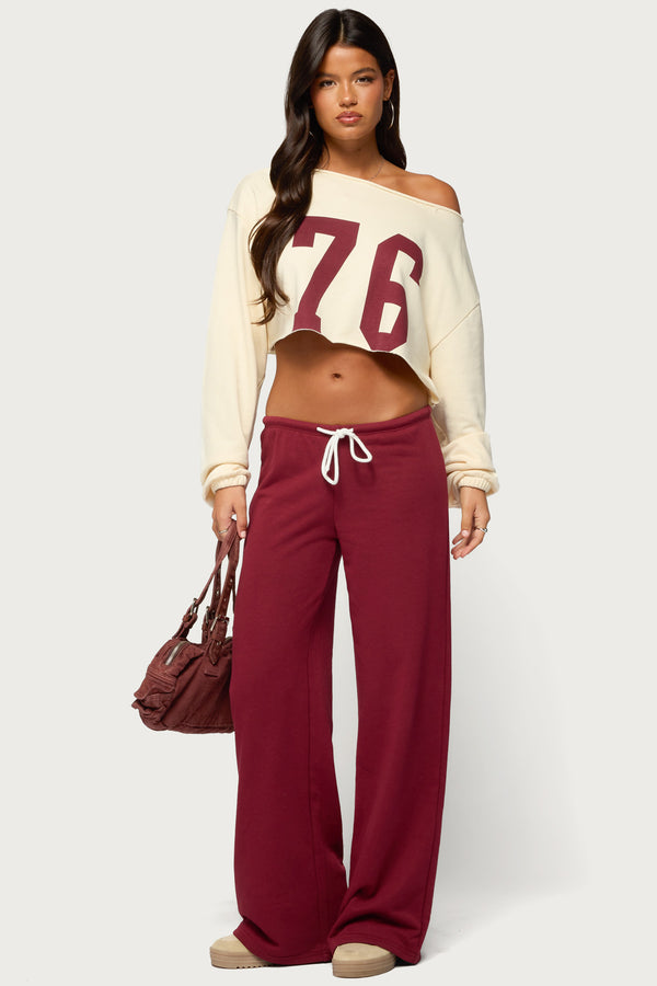 Callista Straight Leg Sweatpants view 1