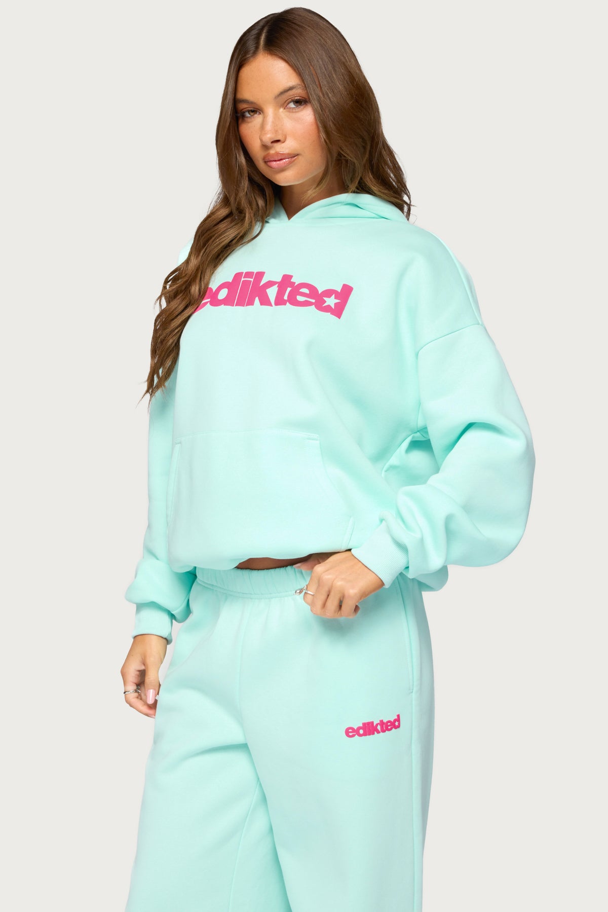 Edikted Star Graphic Hoodie