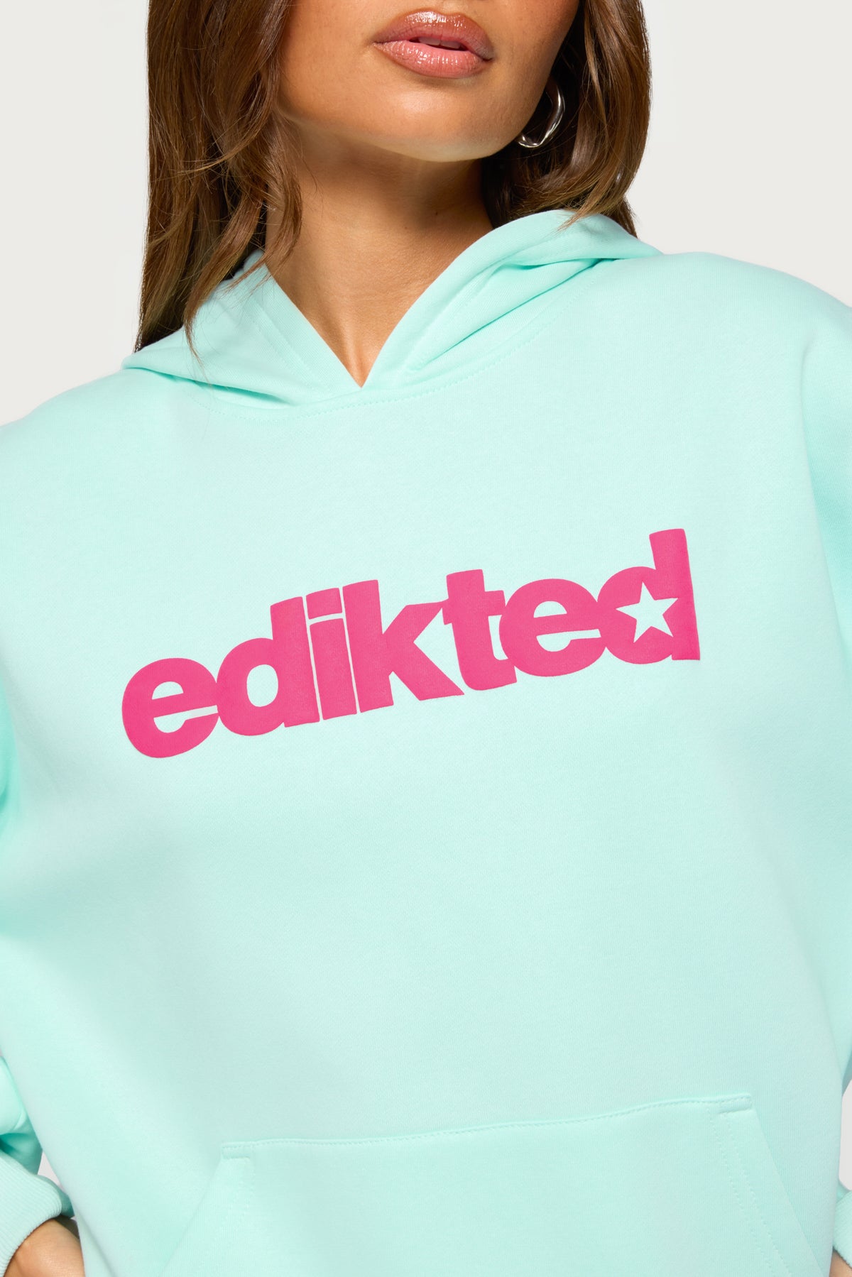Edikted Star Graphic Hoodie