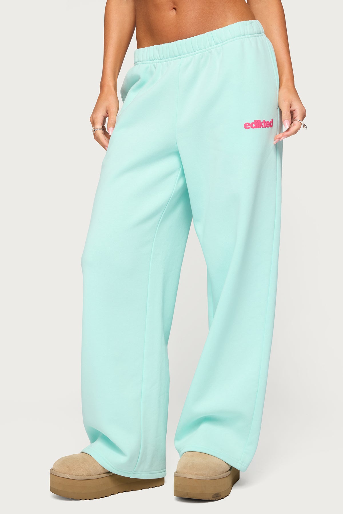 Edikted Star Graphic Sweatpants