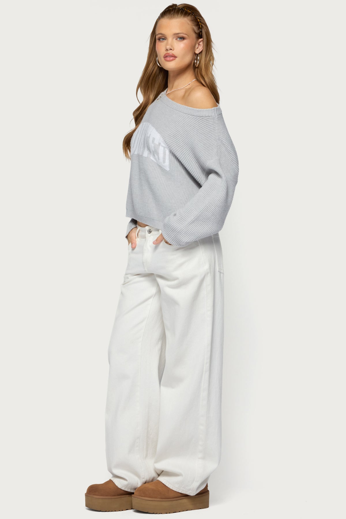 Eternally Edikted Off Shoulder Sweater
