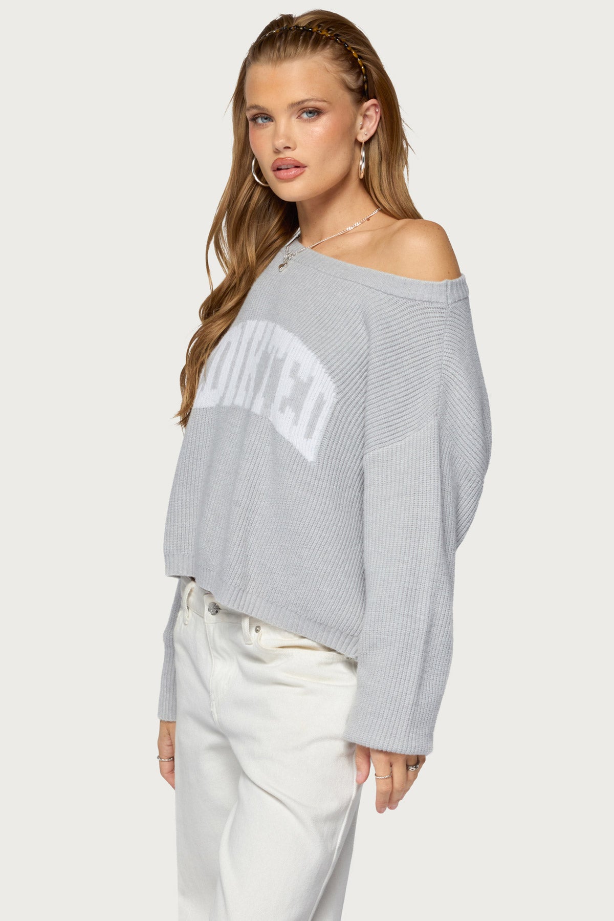 Eternally Edikted Off Shoulder Sweater