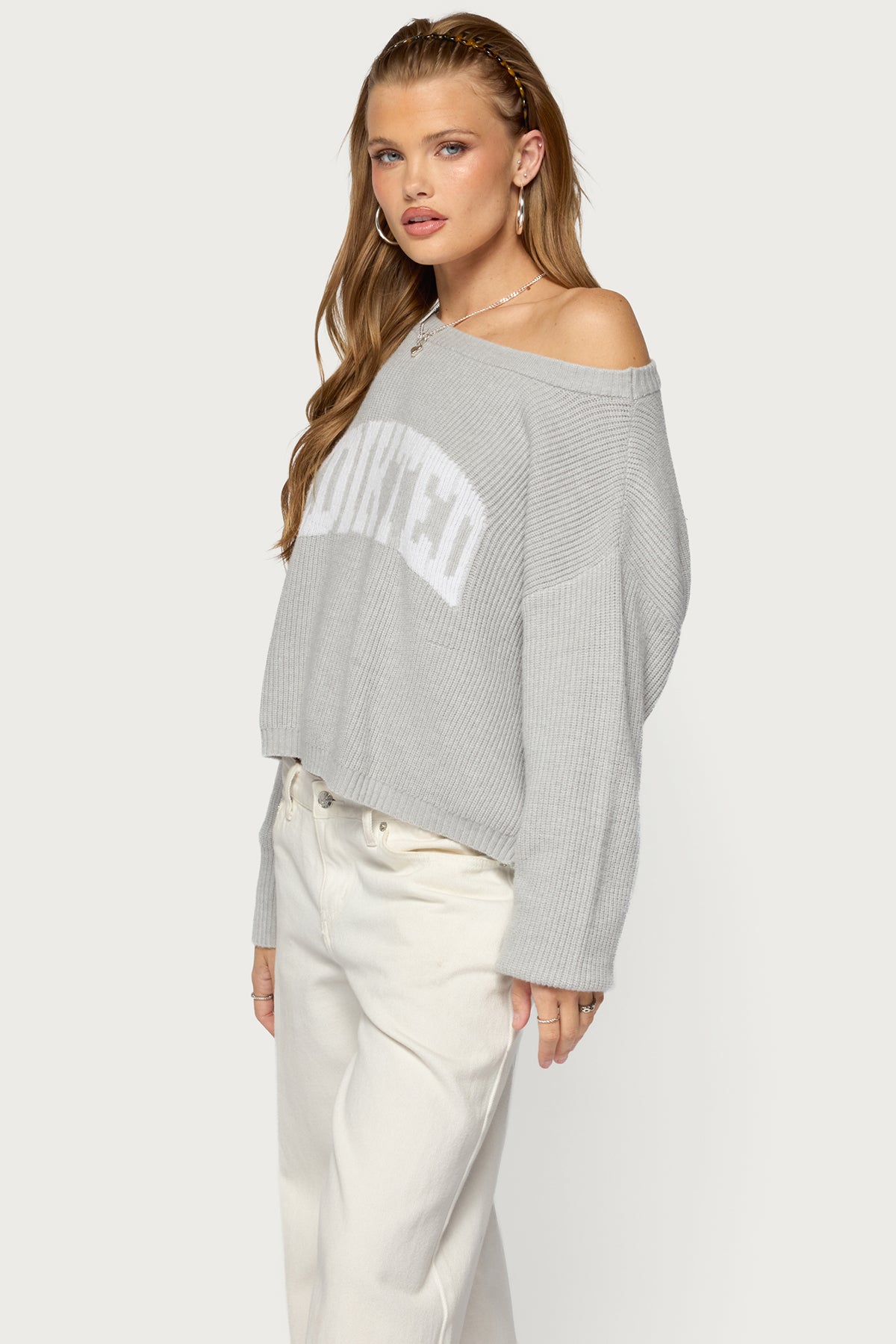 Eternally Edikted Off Shoulder Sweater