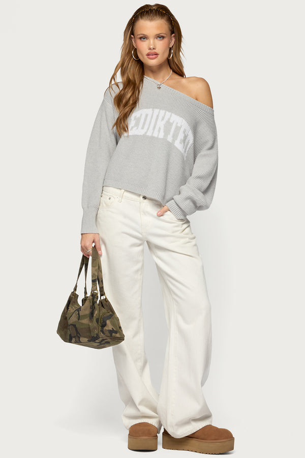 Eternally Edikted Off Shoulder Sweater view 2
