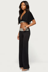 Tolly Straight Leg Sequin Pants