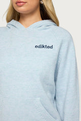 Cozy In Edikted Knit Hoodie