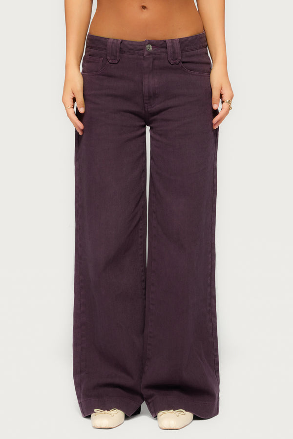 Haylee Low Rise Wide Leg Jeans view 2