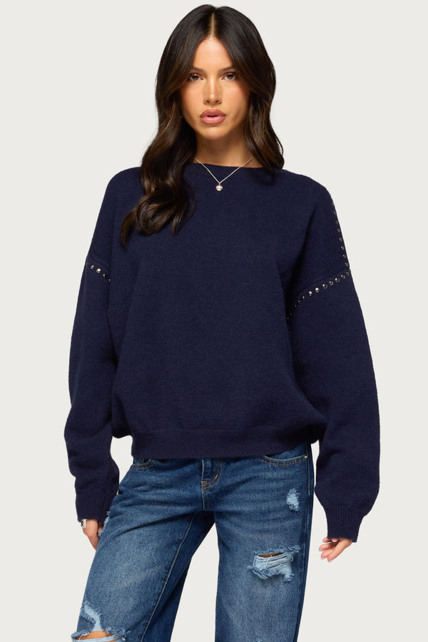 Camillah Studded Knit Sweater view 1