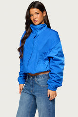 Presleigh High Neck Nylon Jacket