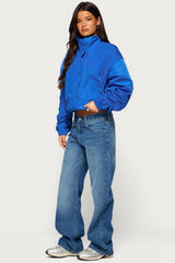 Presleigh High Neck Nylon Jacket