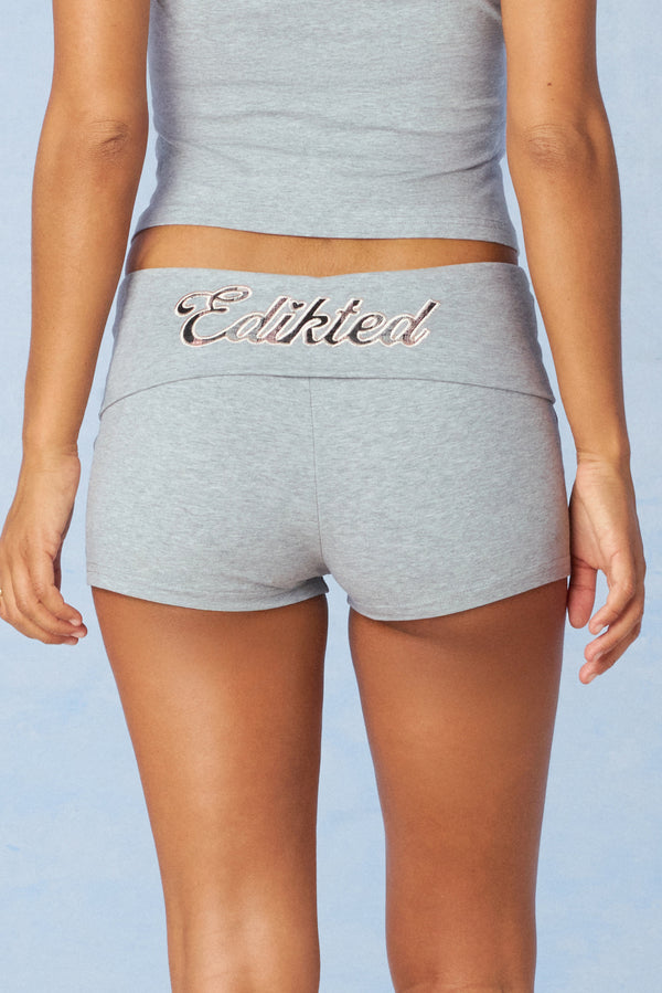 Edikted Foldover Shorts view 2