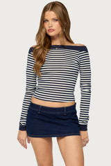 Tzofi Striped Long Sleeve Top