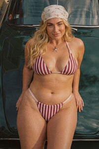 Esmer Contrast Striped Bikini Bottom