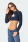 Starry Super Soft Cropped Sweater